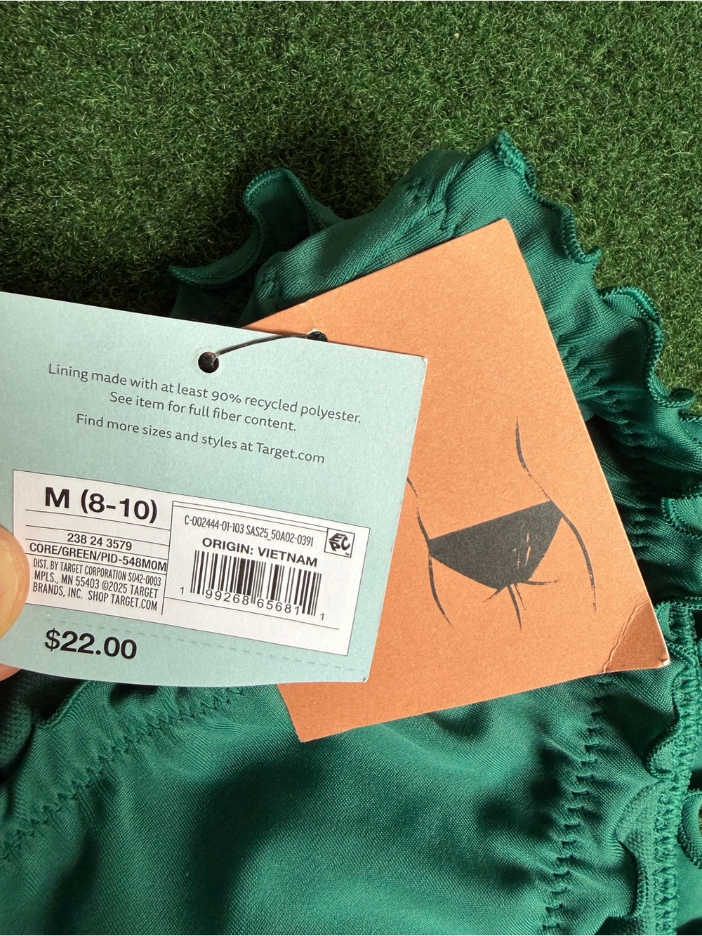 Shade & Shore Teal Ruffled Bikini Set - Picture 4 of 6